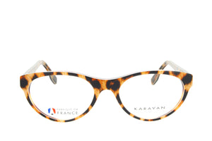 Animal Print French Eyeglasses- Karavan