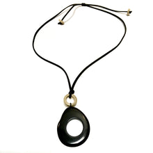 Load image into Gallery viewer, Vi Loop black - Eyeglass holder loop necklace

