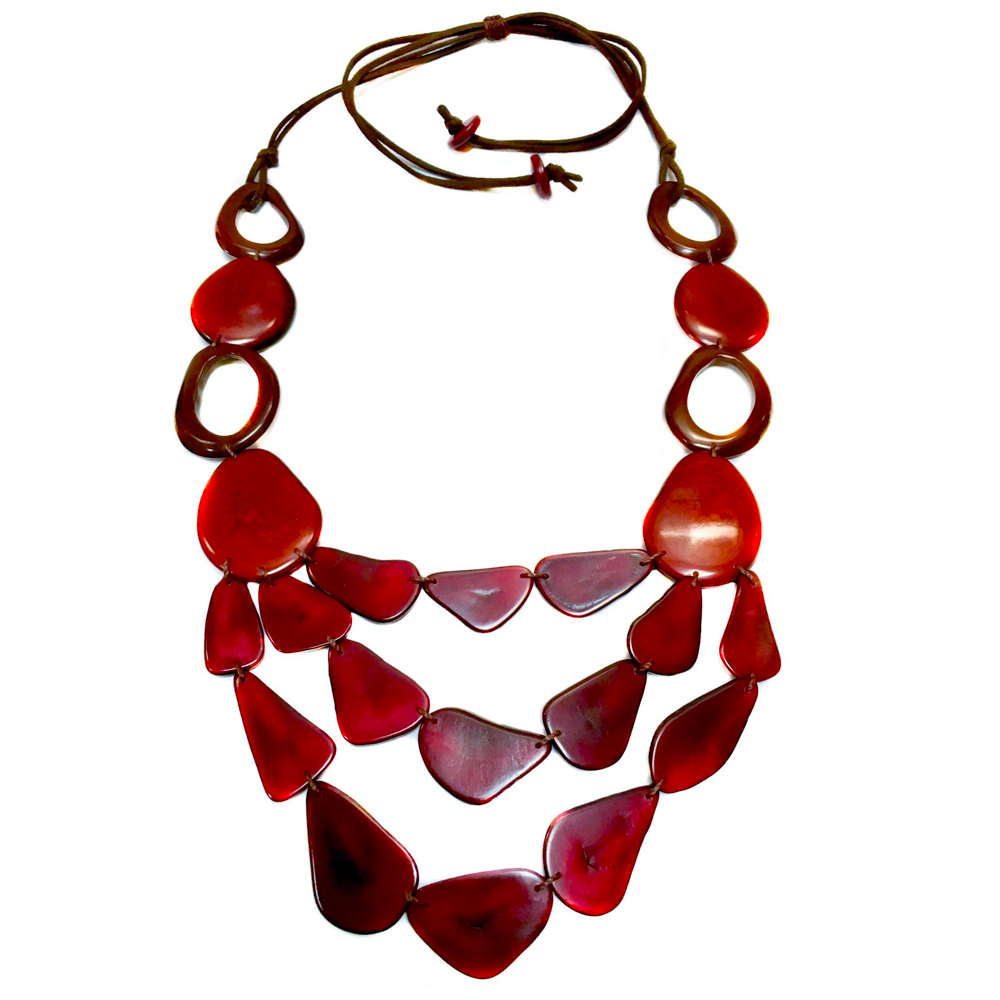 Vi Mingle Burgundy - Necklace Eyeglasses holder in USA - cavaaller-Itwillbefine