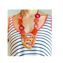 Load image into Gallery viewer, Vi Mingle coral mix - Necklace Eyeglasses holder in USA - cavaaller-Itwillbefine
