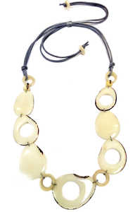 Vi Pebbles Ivory - Necklace Eyewear holder in USA - cavaaller-Itwillbefine