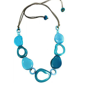 Vi Pebbles turquoise - Necklace Eyewear holder in USA - cavaaller-Itwillbefine