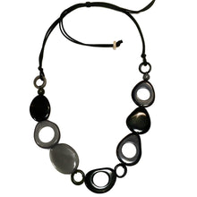 Load image into Gallery viewer, Vi Pebbles black mix - Necklace Eyeglass holder in USA - cavaaller-Itwillbefine
