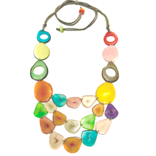 Load image into Gallery viewer, Vi Mingle rainbow pastel - Necklace Eyeglasses holder in USA - cavaaller-Itwillbefine
